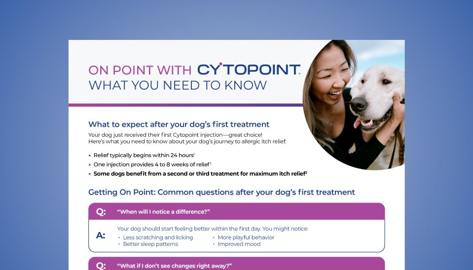 Cytopoint Sticker Zoetis